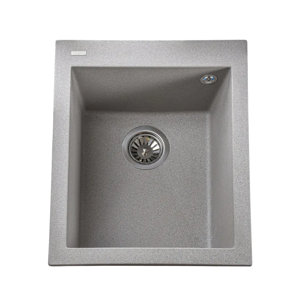 Гранітна мийка Globus Lux LAMA 410x500-А0005, сірий камiнь- Фото 1